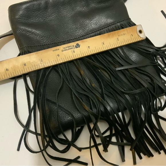 Margot black fringed crossbody - Picture 9 of 10